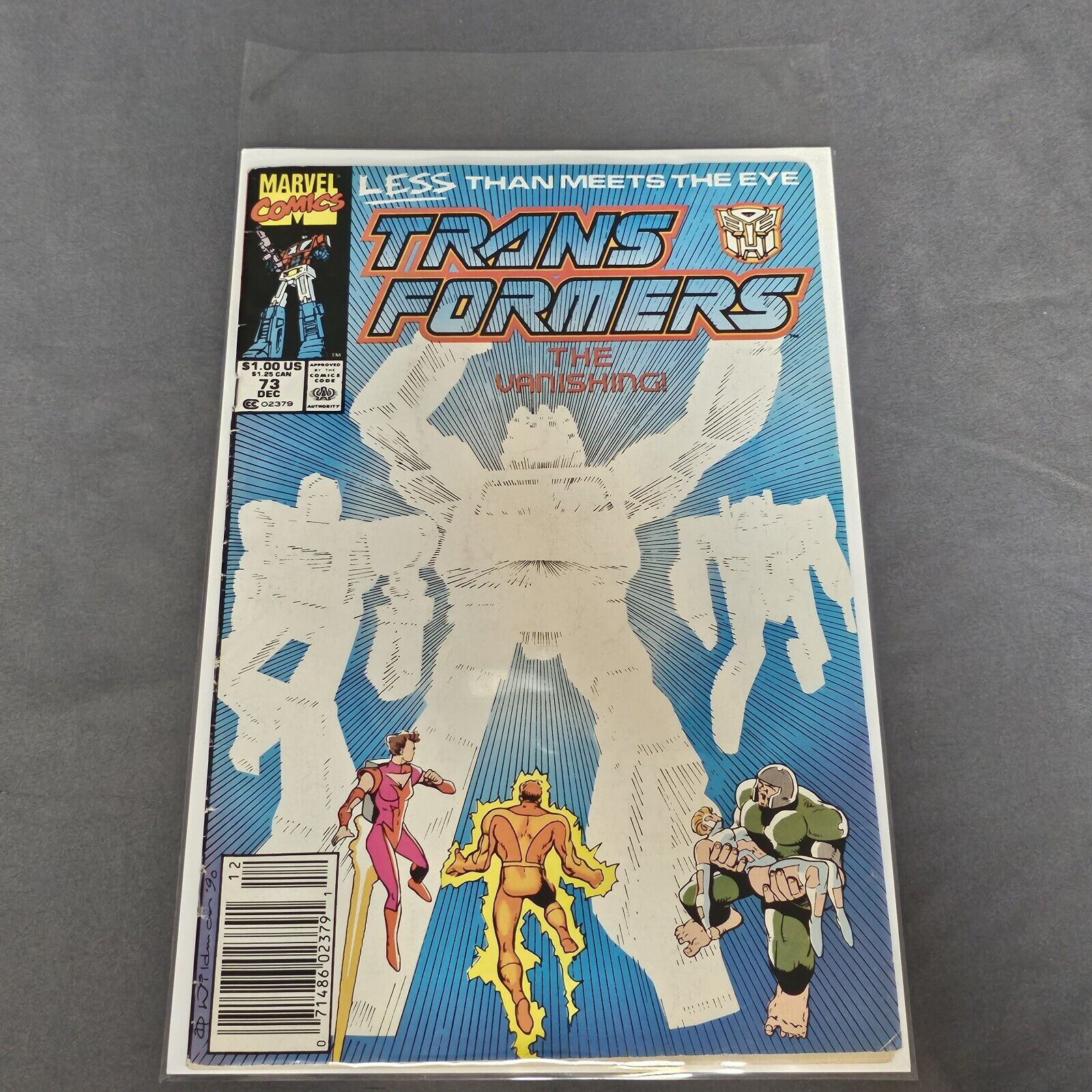 Transformers #73 (1990) Scarce Low Print Marvel  