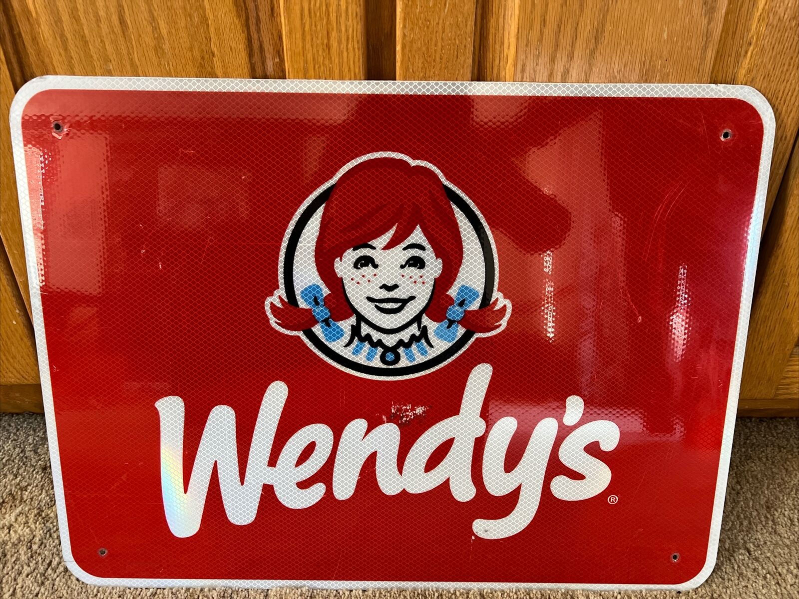 Wendy\'s Sign, Metal, 24\