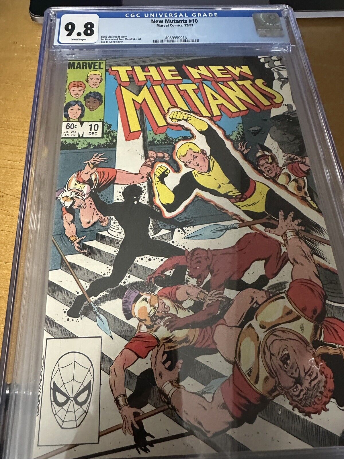 New Mutants #10 CGC 9.8 (Dec 1983, Marvel) WHITE PAGES