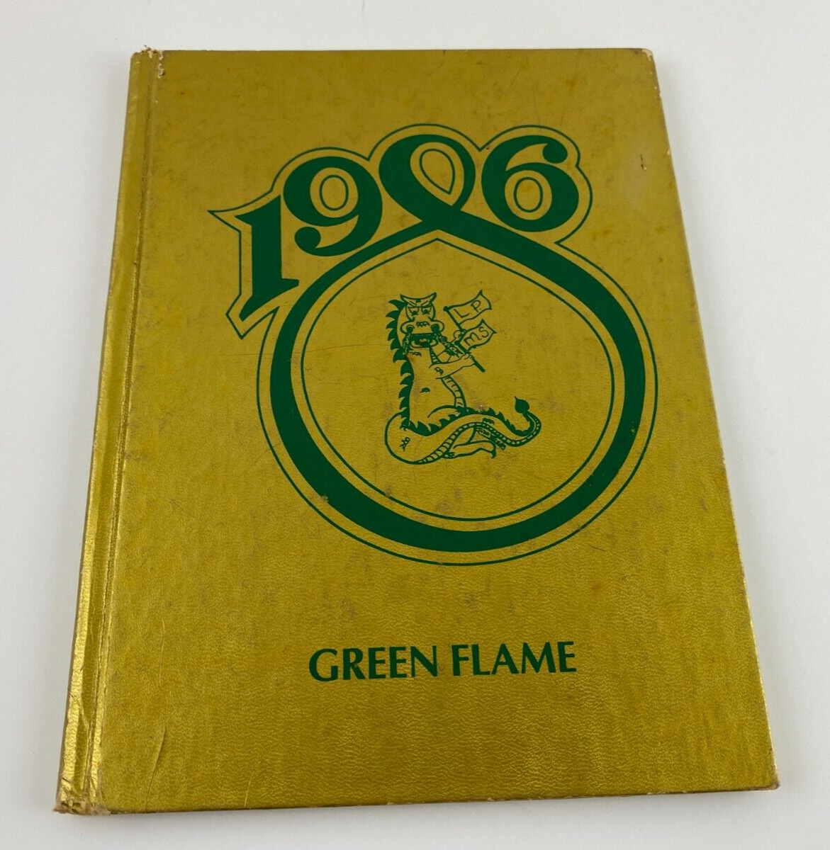 1986 Lake Placid Middle School Yearbook Green Flame - Lake Placid, Florida