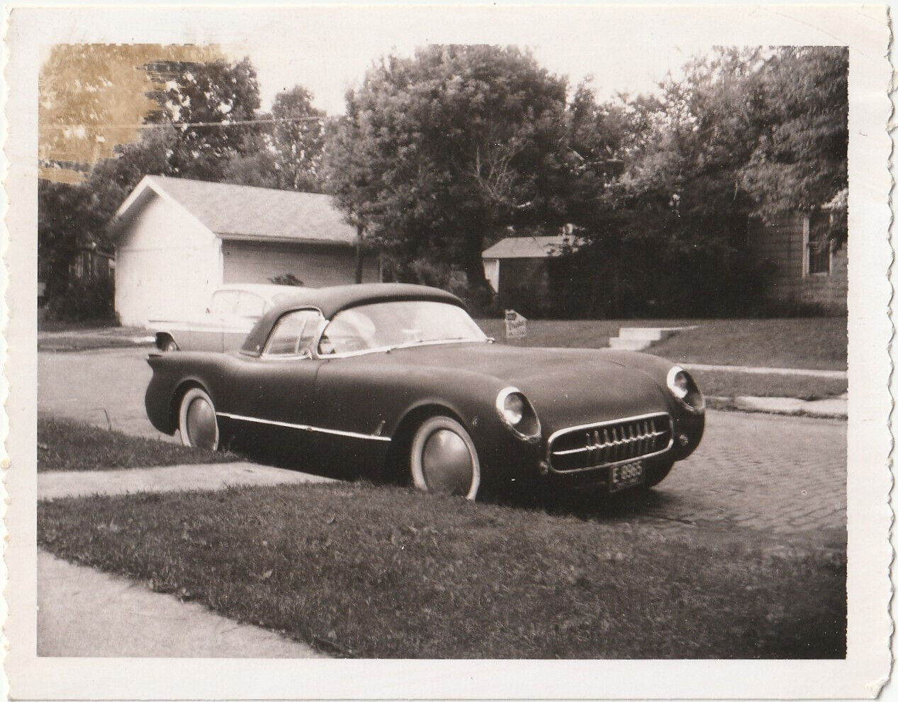 Vintage Photo Custom Kustom 1953 1954 Corvette Hot Rod Picture Rat Rod