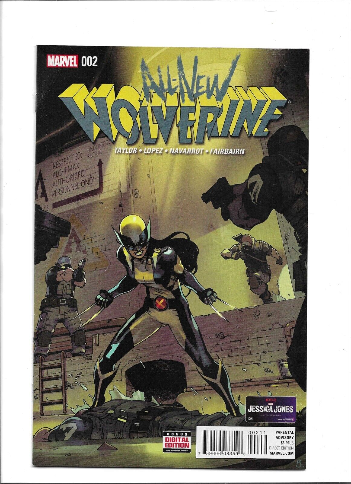 All-New Wolverine 2 2016 1st Gabby Honey Badger Marvel Comics
