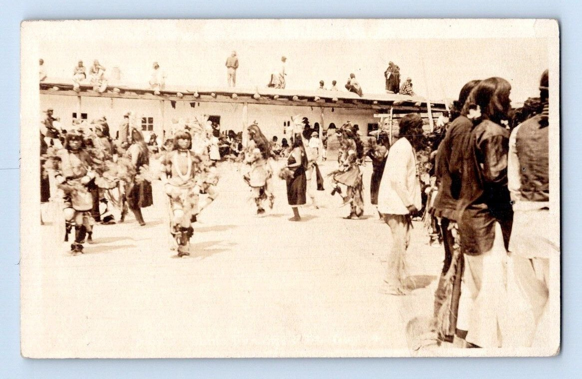 RPPC 1910. DONA ANA, NM. NATIVE AMERICAN INDIANS SCENE. POSTCARD L28