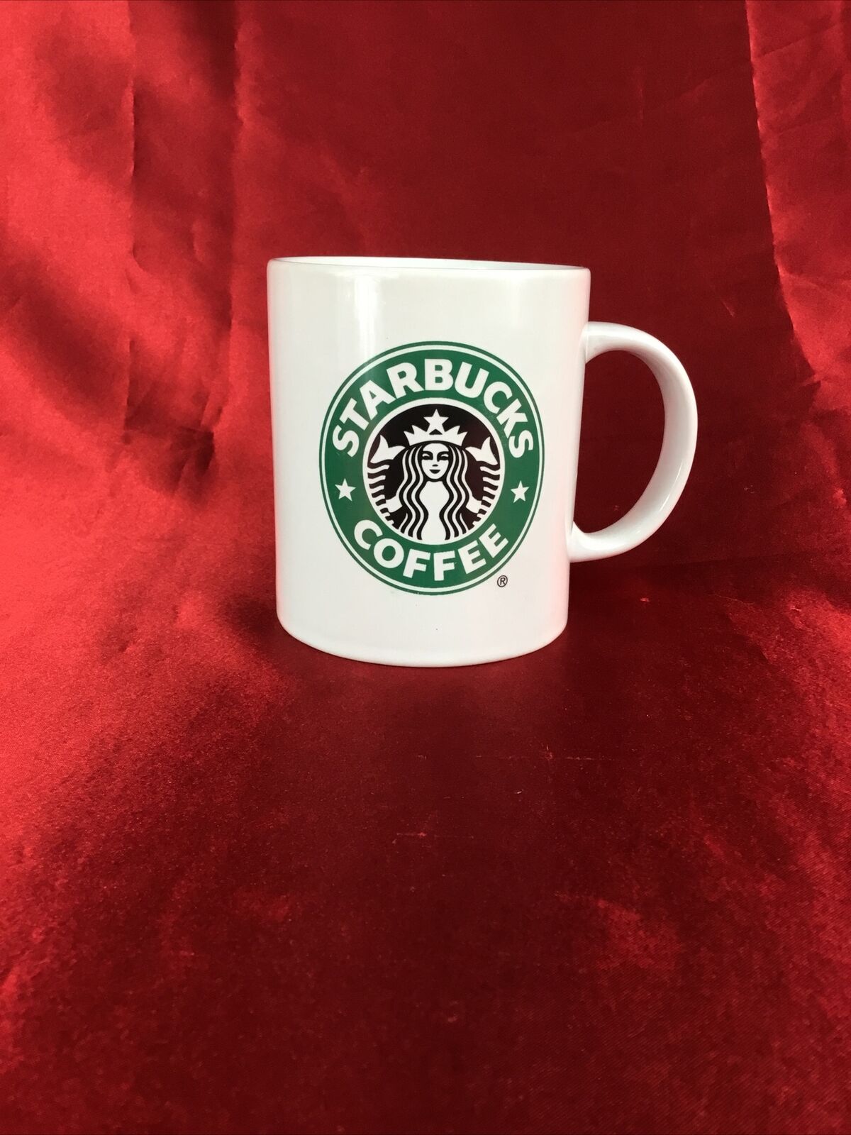 Starbucks Mug 2008 White Mug Cup Siren Mermaid Logo 11.5 oz Coffee Java Cocoa
