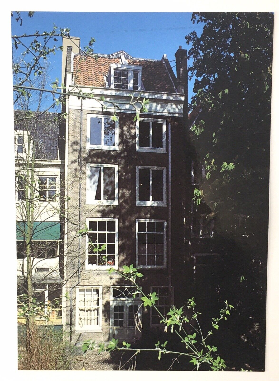 Anne Frank House Back of the Secret Annex Postcard Unposted Vintage