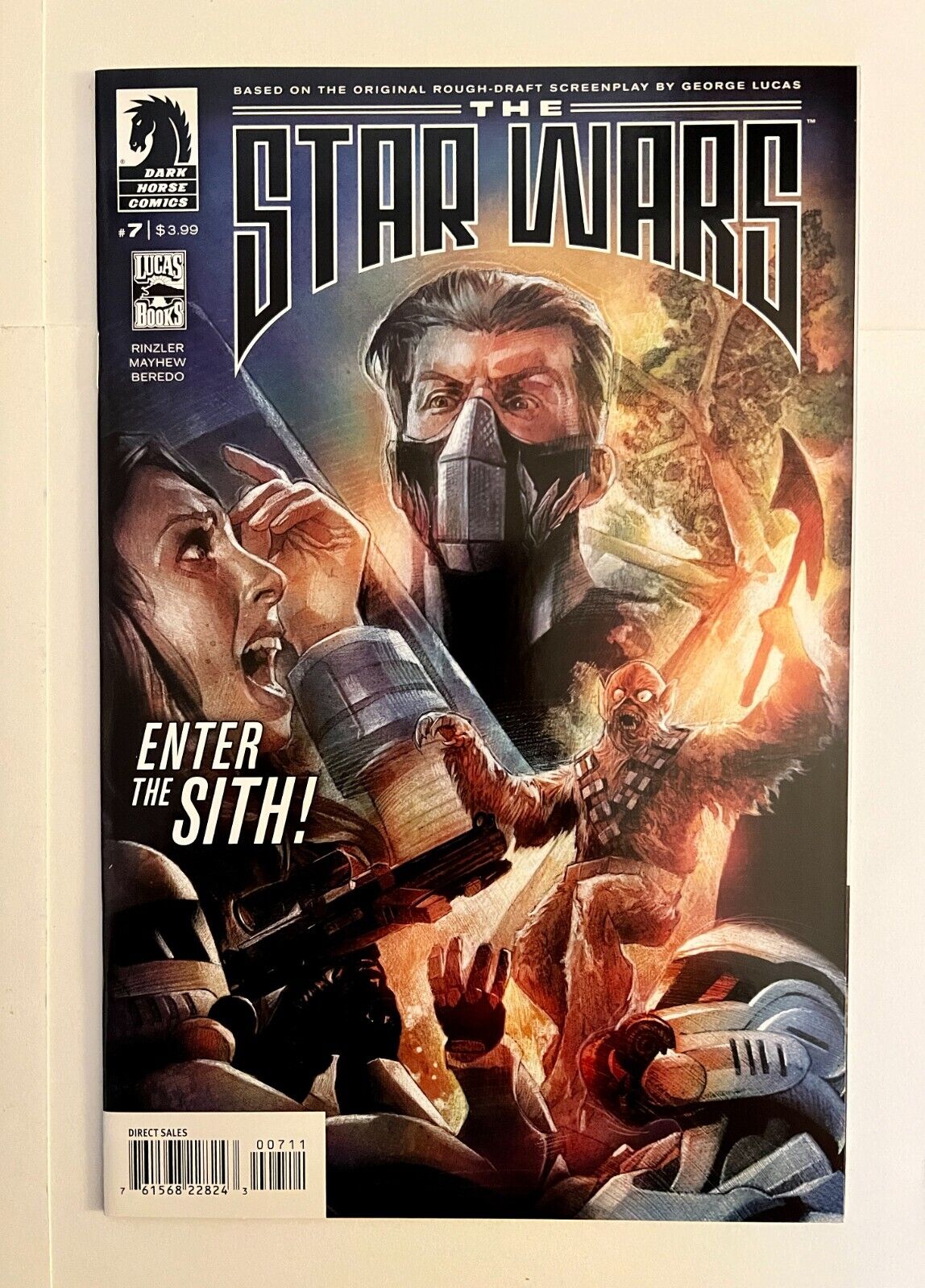 2014 Dark Horse The Star Wars Comic Book Issue #7 Enter The Sith