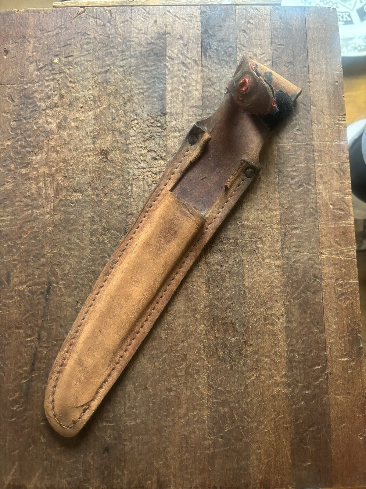 Df60 Japan Leather Knife Sheath Vintage Antique 
