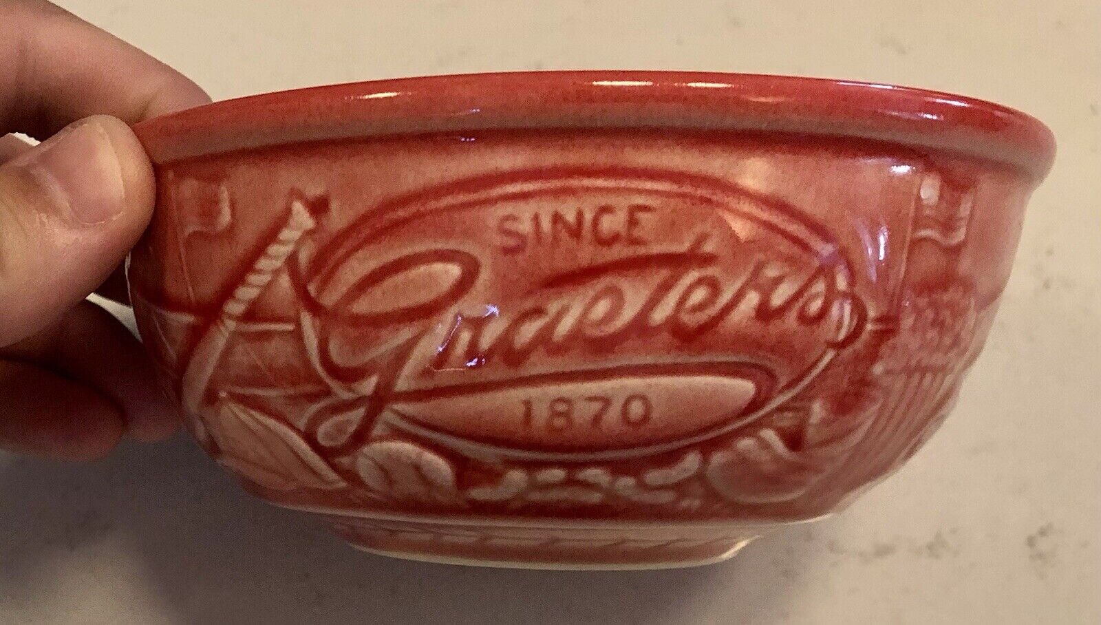 Rookwood Limited Edition Graeter’s Cincinnati Reds Ice Cream Bowl - New In Box