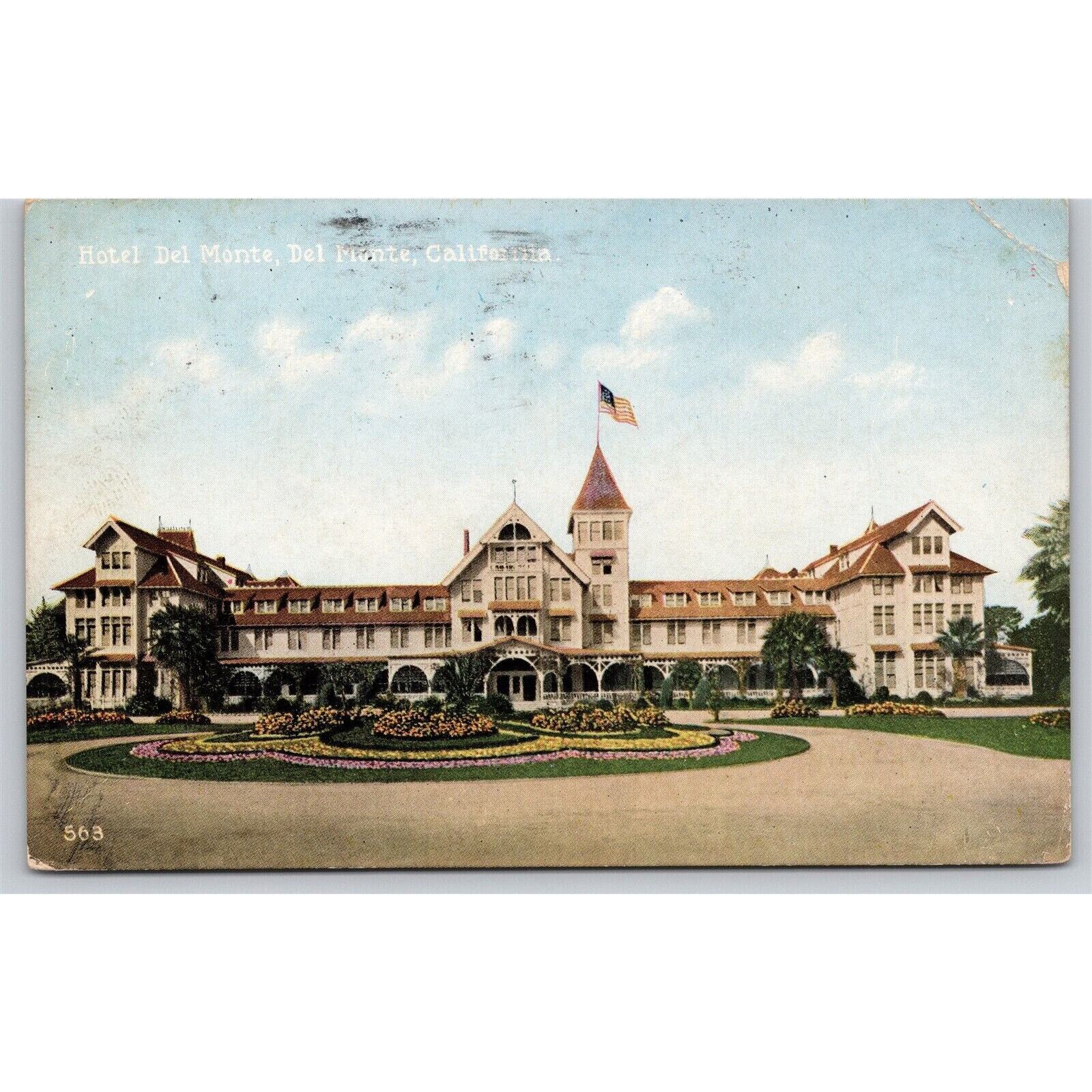 Postcard CA Del Monte Hotel Del Monte