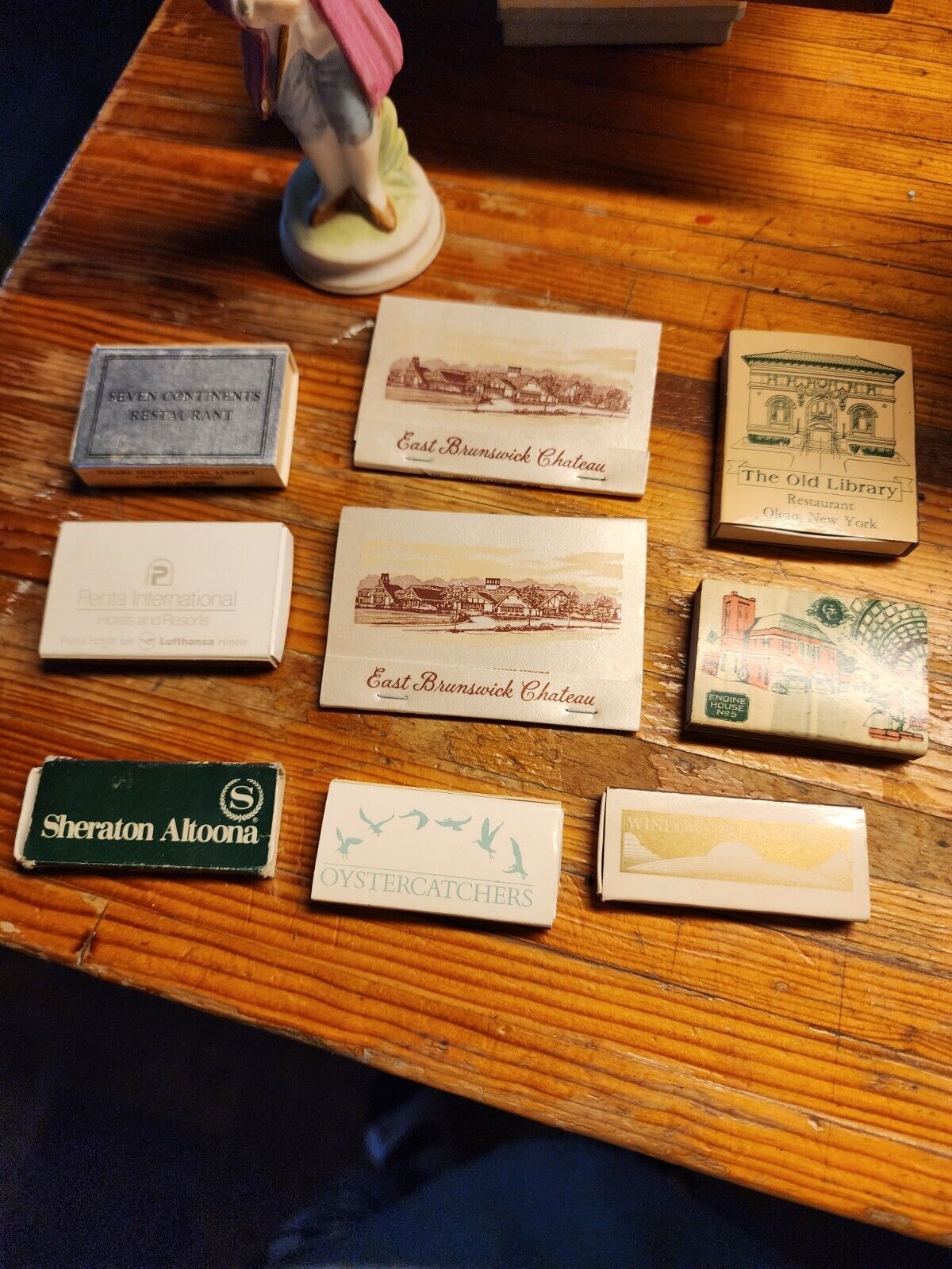 9 Vintage Matchboxes