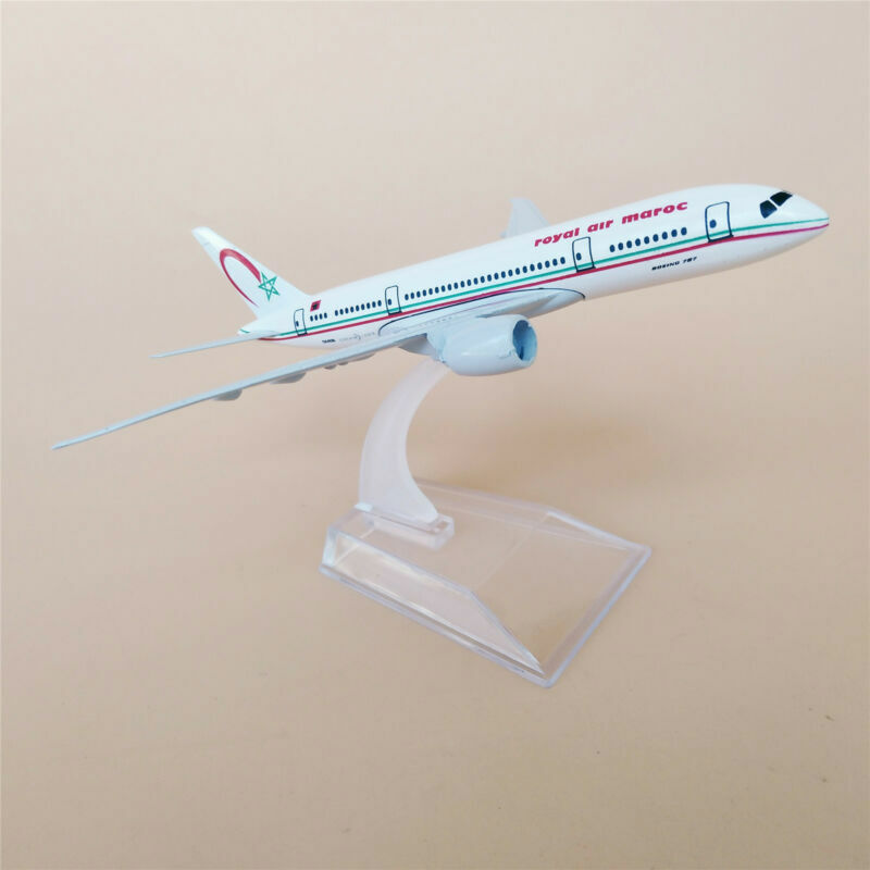 16cm Airplane Model Plane Royal Air Maroc Airlines Boeing 787 B787 Aircraft Toy