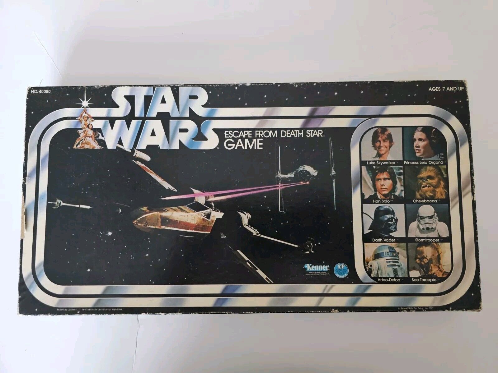 Vintage KENNER STAR WARS Escape From the Death Star Board Game - 1977 Complete 