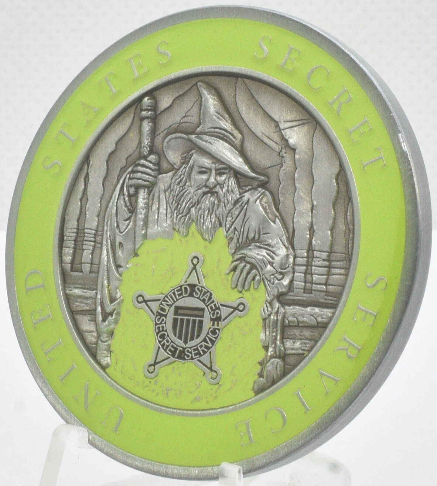 Secret Service Glow in the Dark WIZARD TSD GID Challenge Coin