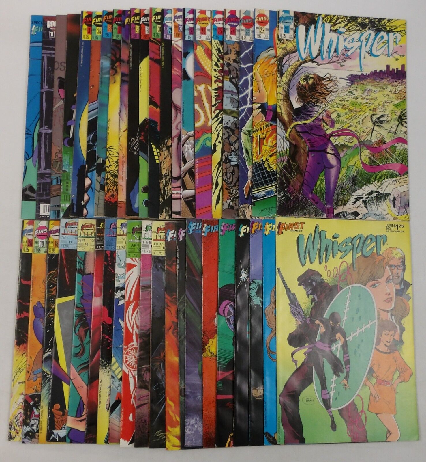 Whisper #1-2 complete series + Vol. 2 #1-37 + Vol. 3 #1 + Special - First Boom