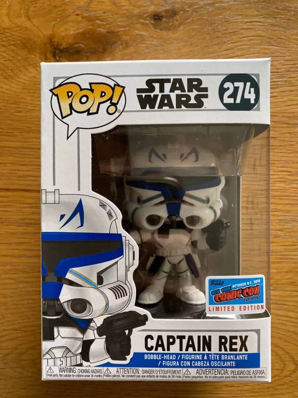 Funko Pop！ Star Wars Captain Rex # 274 Limited Edition with Protective Box