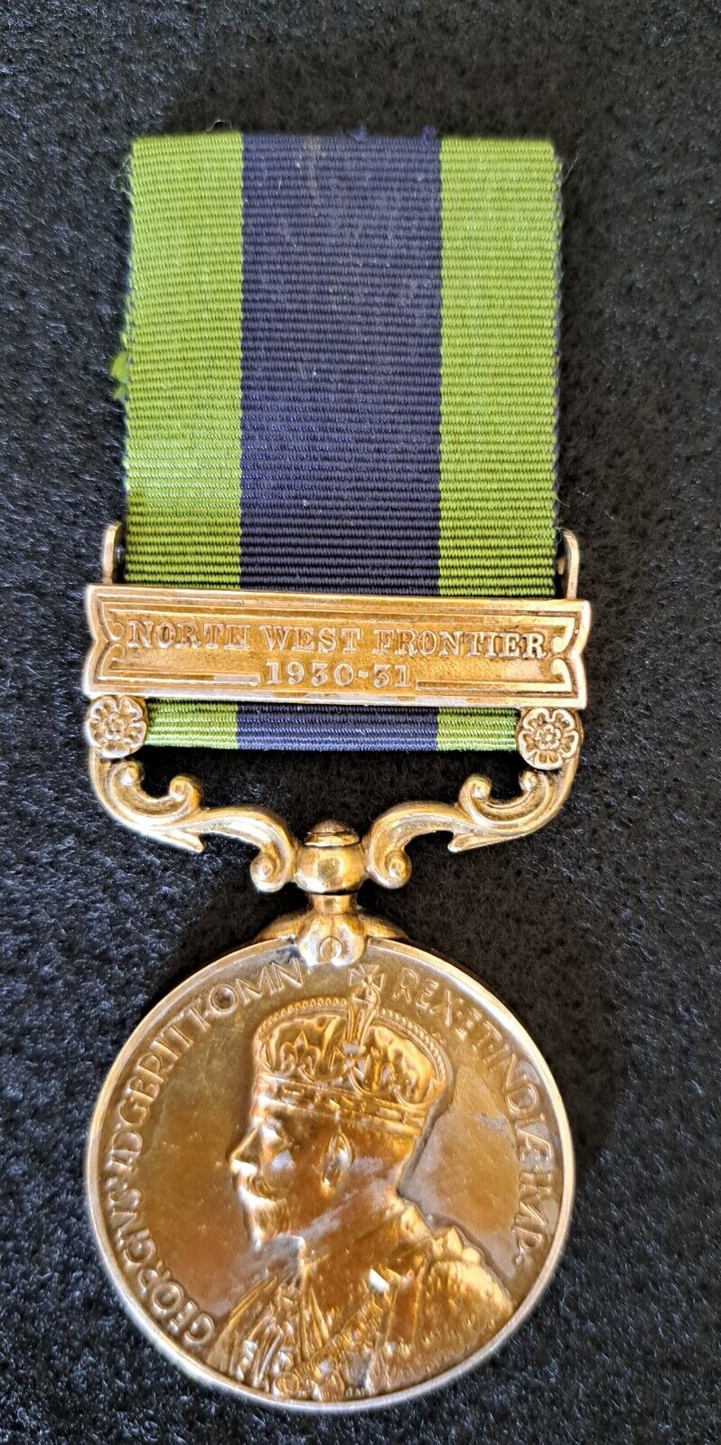 British Indian General Service Medal 1908 with clasp NW Frontier 1930-31