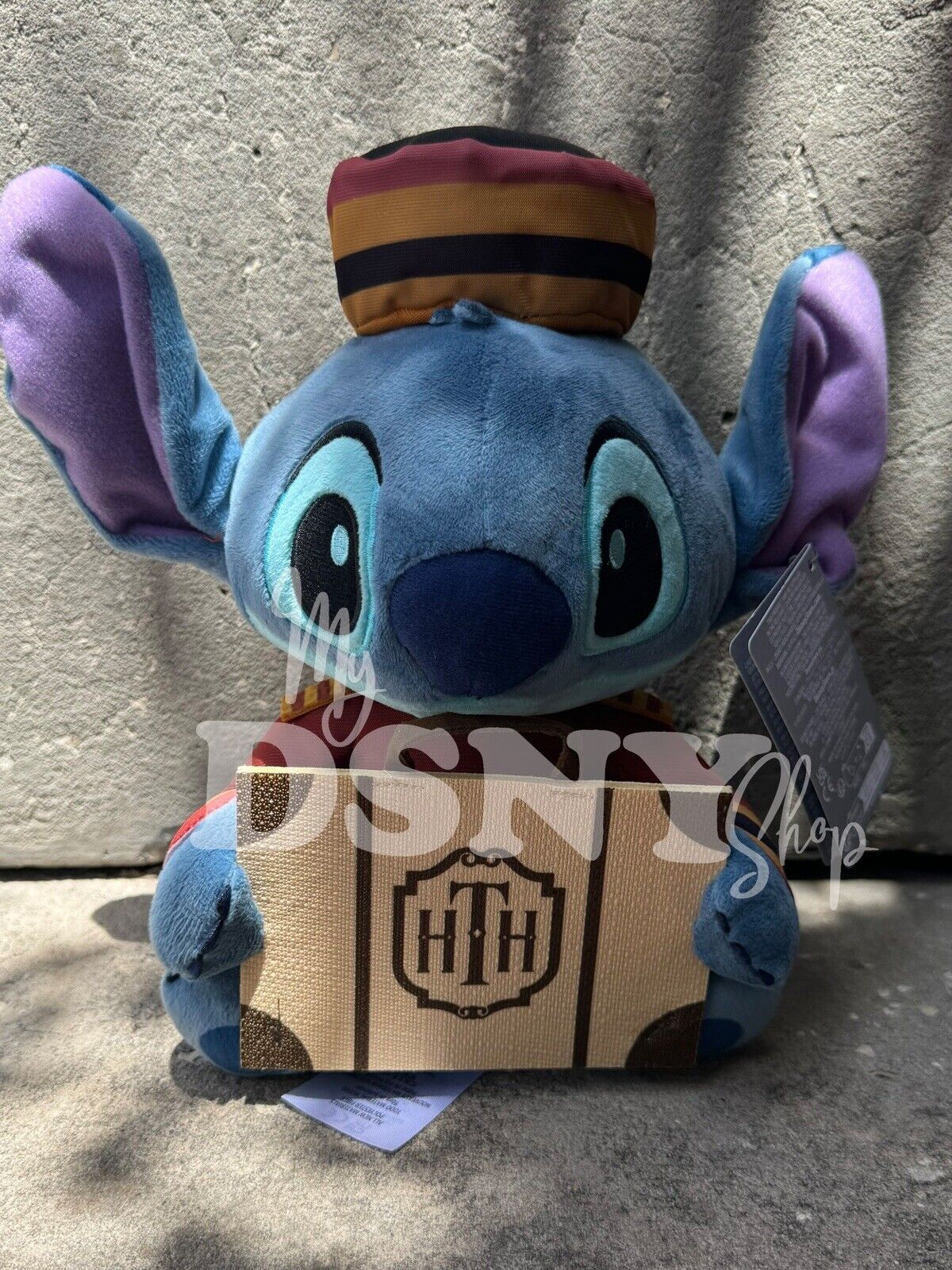 2024 Disney Parks Tower of Terror Hotel Bellhop Stitch Plush Toy New With Tags