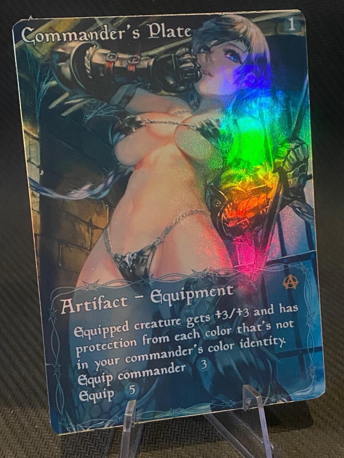 Commander's Plate [Alternative Custom Art] Hyperion Card