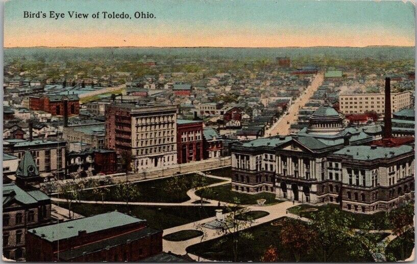 Vintage 1910s TOLEDO, Ohio Postcard 
