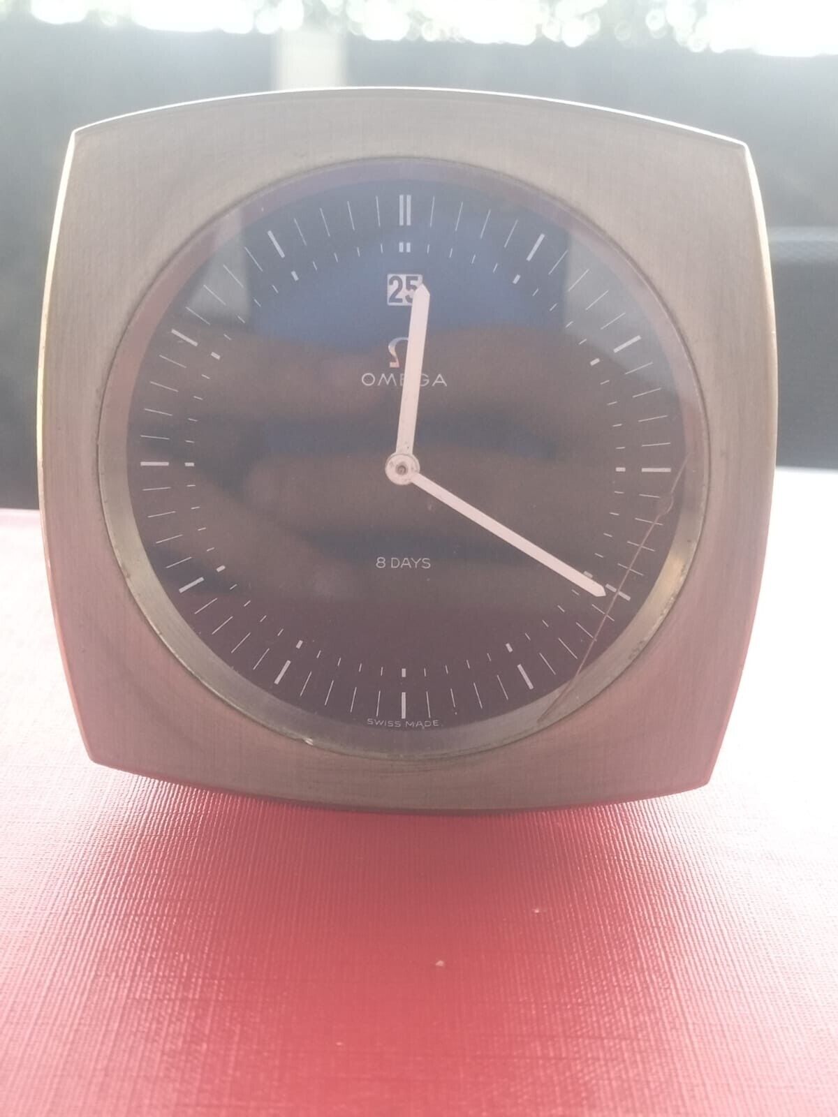 Extremly Rare Omega Desk Clock 8 Days NOT WORKING