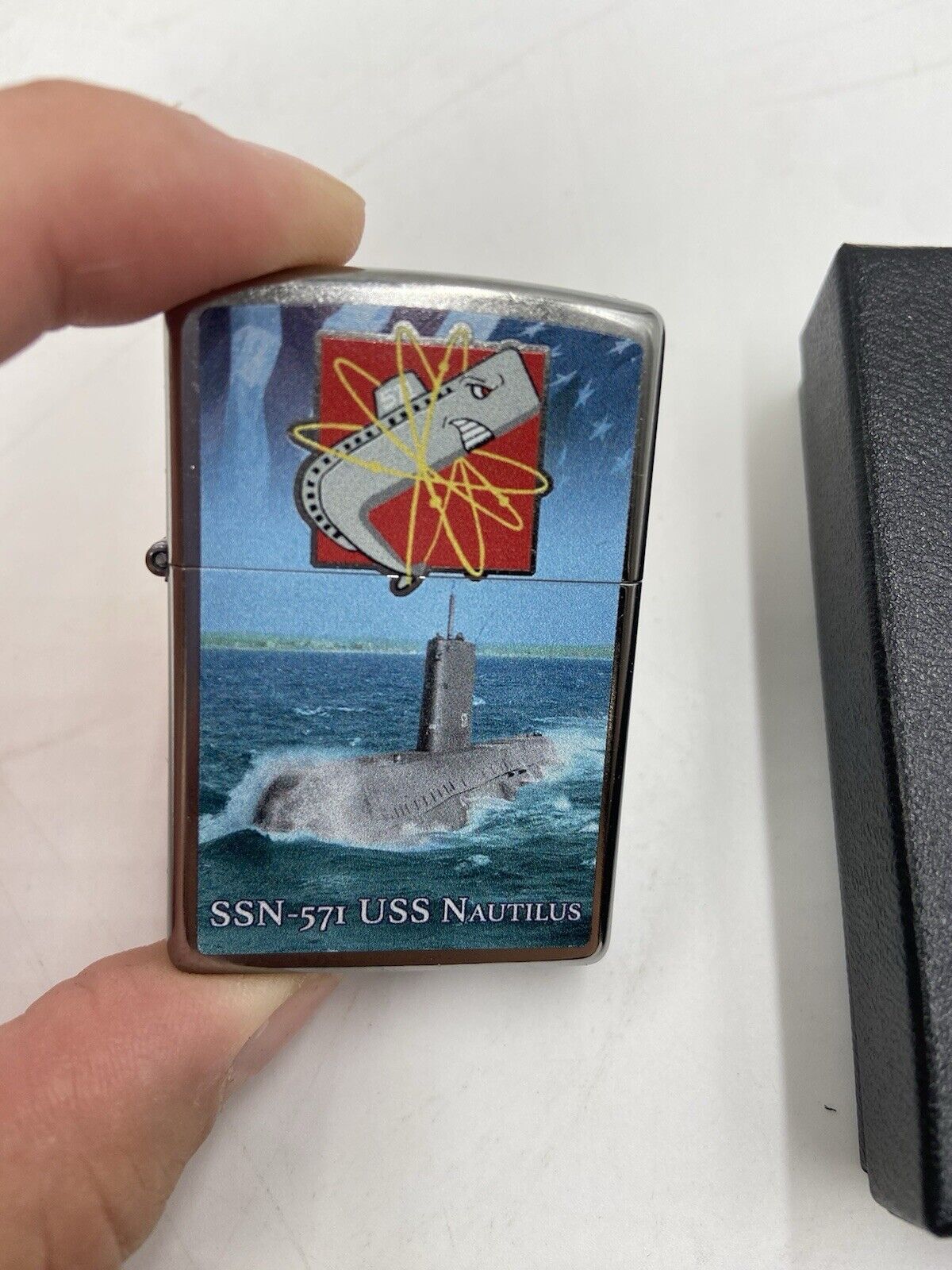 United States Navy “USS Nautilus” Official Zippo Lighter New In Box Unfired