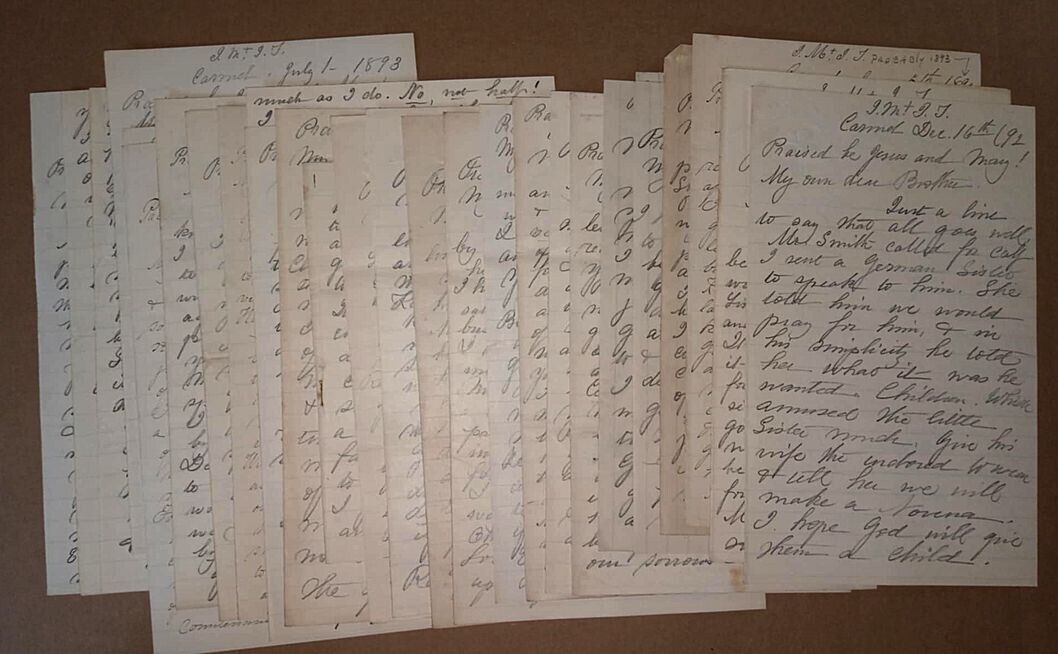 1888 1892 1893- US Handwritten Letters, Personal lot of  23 Letters