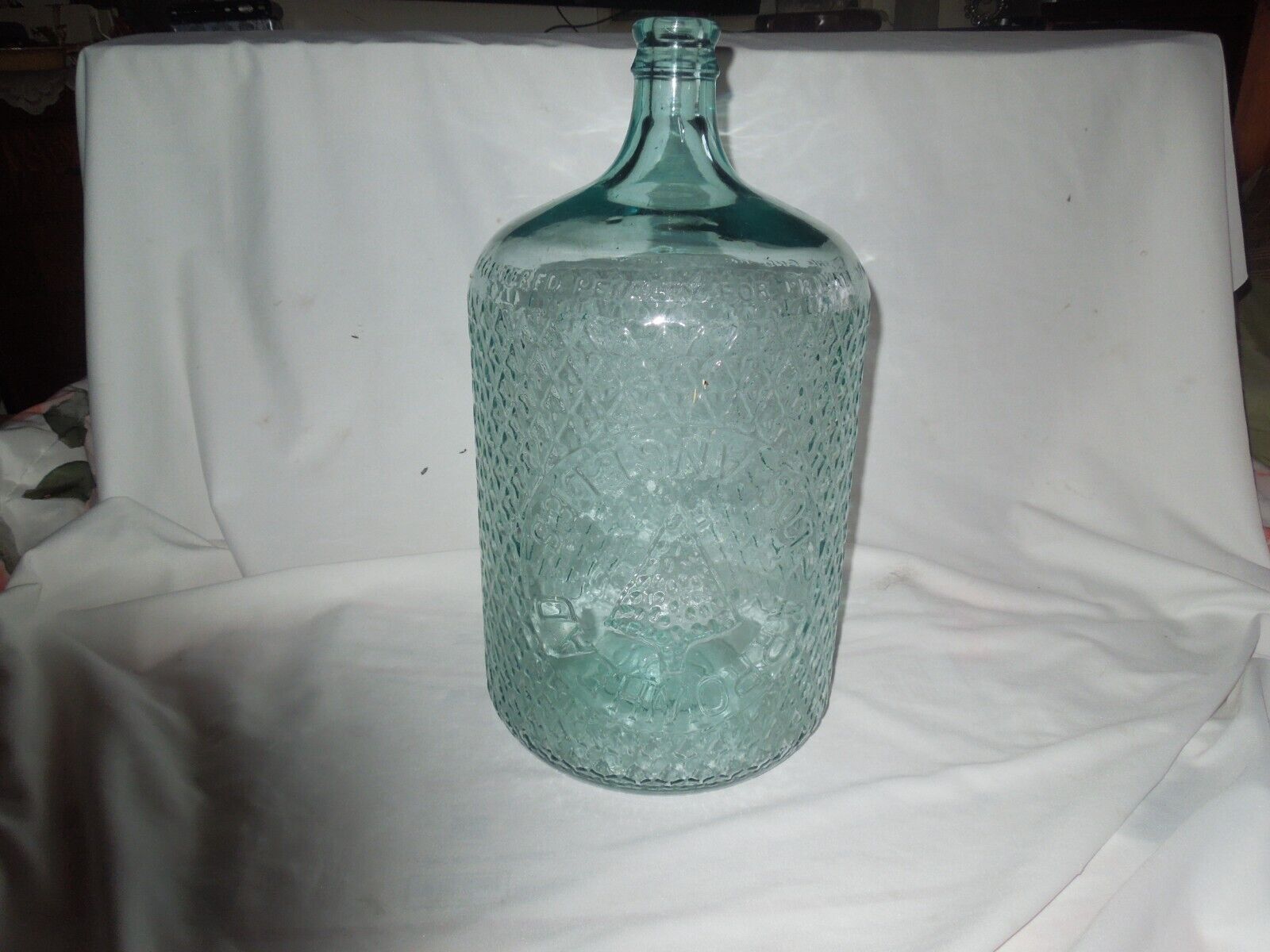 Vintage Los Angeles Arrowhead Water Bottle Embossed Arrowheads 1929 EXCELLENT ++