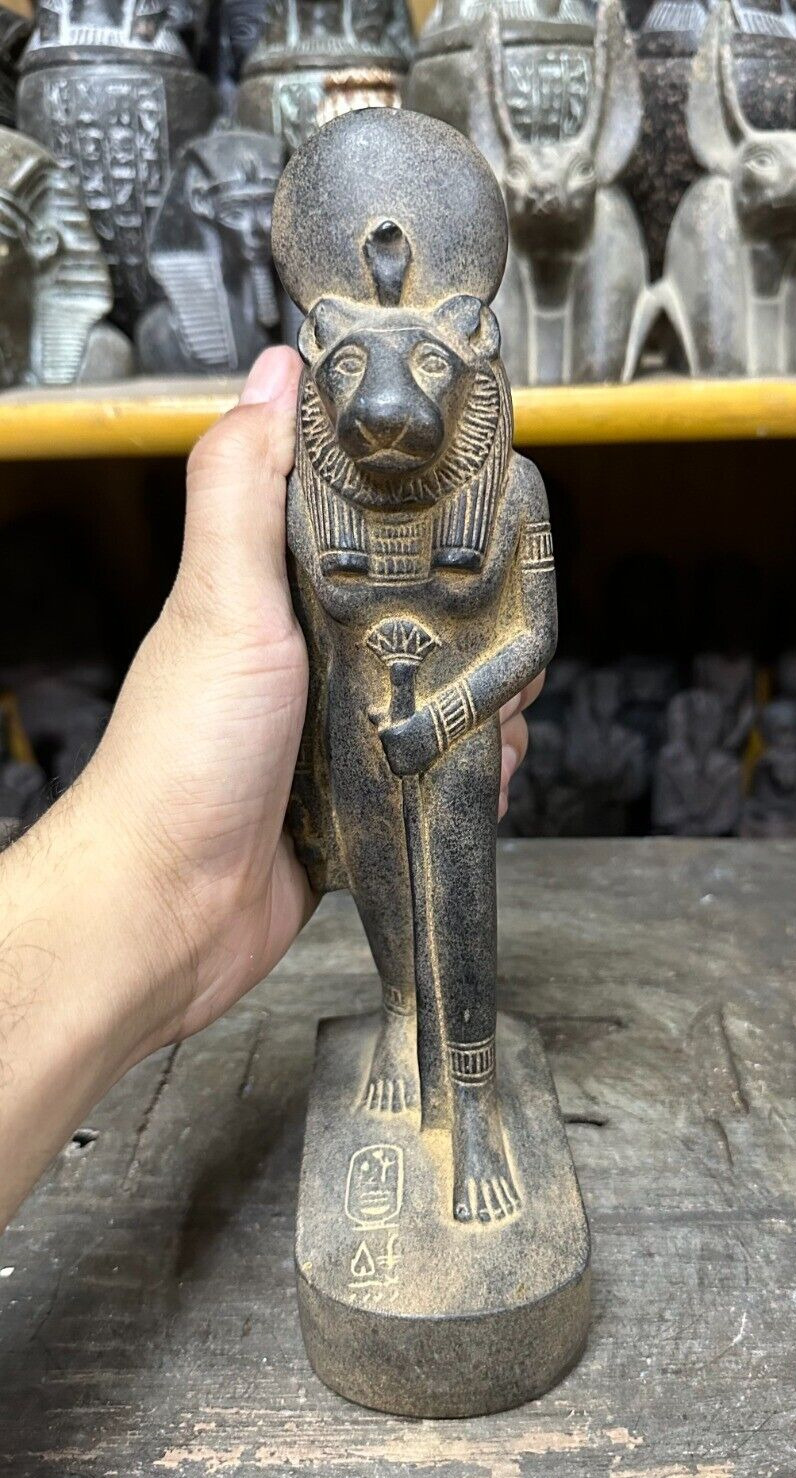 RARE ANCIENT EGYPTIAN ANTIQUITIES Statue Goddess Sekhmet Lion Pharaonic Egyptian