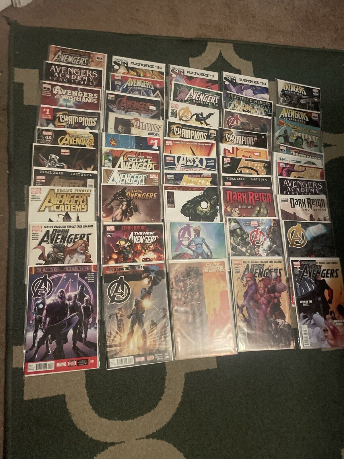 Marvel 50 Comic Book Lot, Avengers, Champions, Dark Reign, Others, Mixed Lot A2