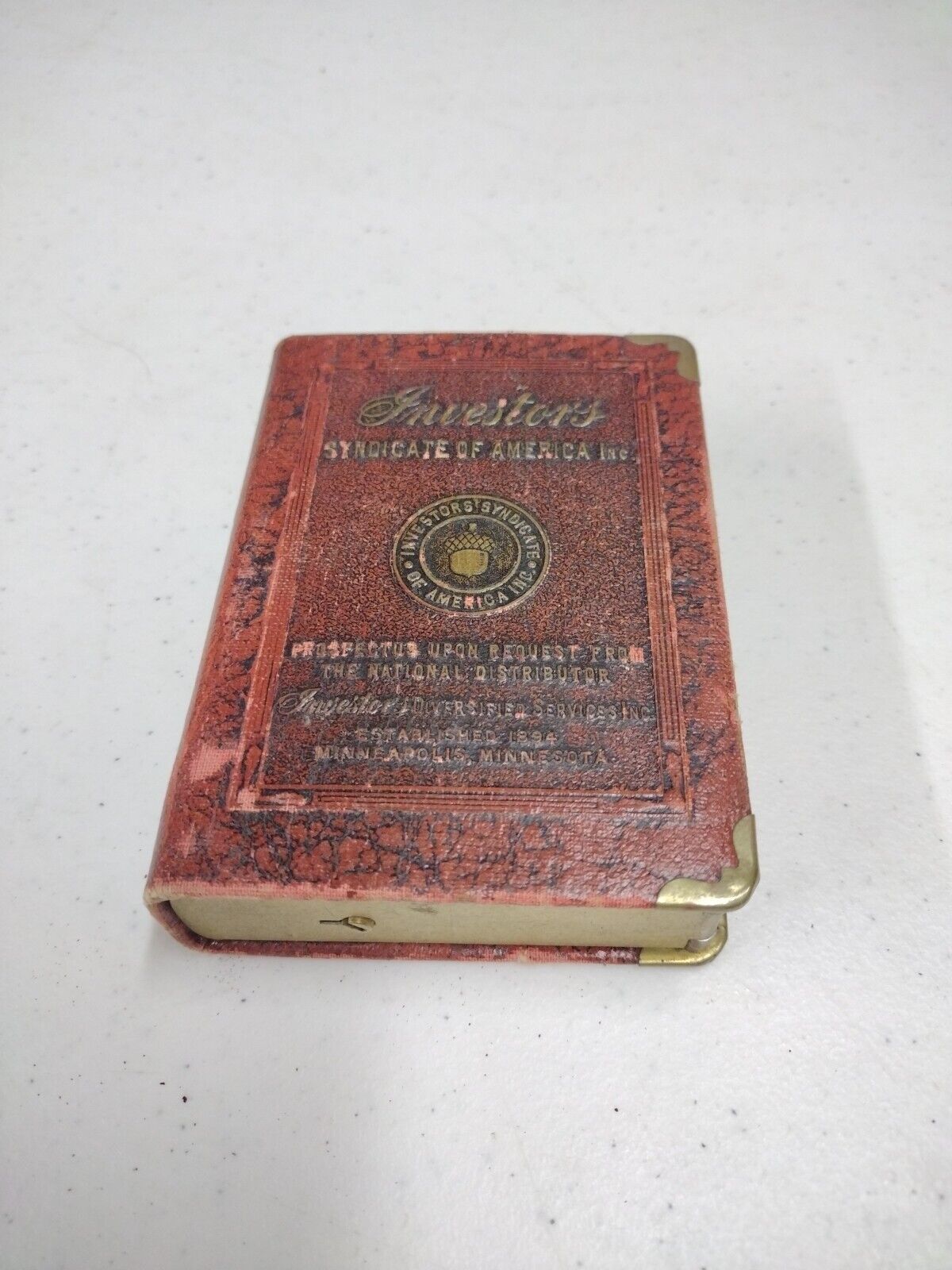 Antique Investor\'s Syndicate Of America Inc. Advertising Book Coin Bank