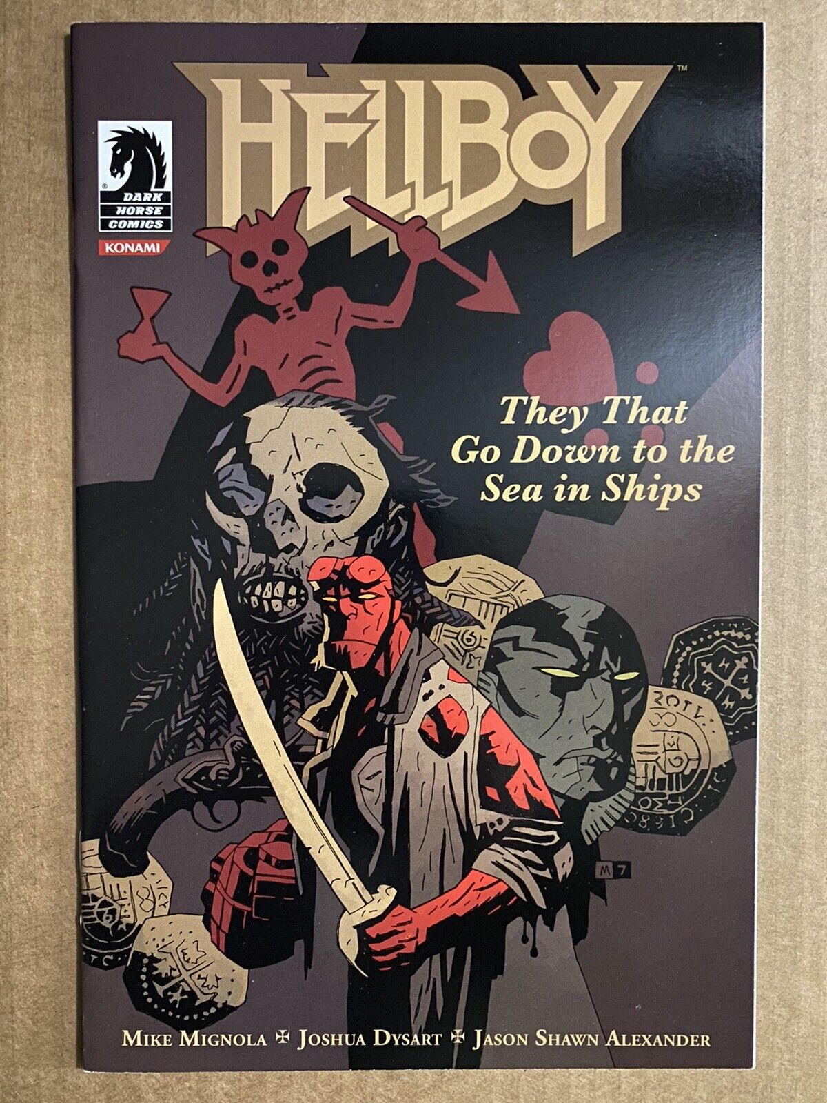 Hellboy They That Go Down To The Sea In Ships #1 Konami NYCC Variant Comic Book