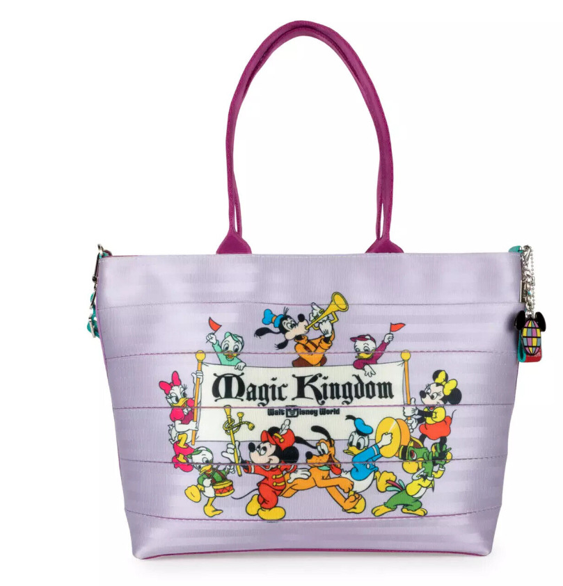Harveys 2022 Walt Disney World 50th Anniversary Magic Kingdom Map Tote Bag