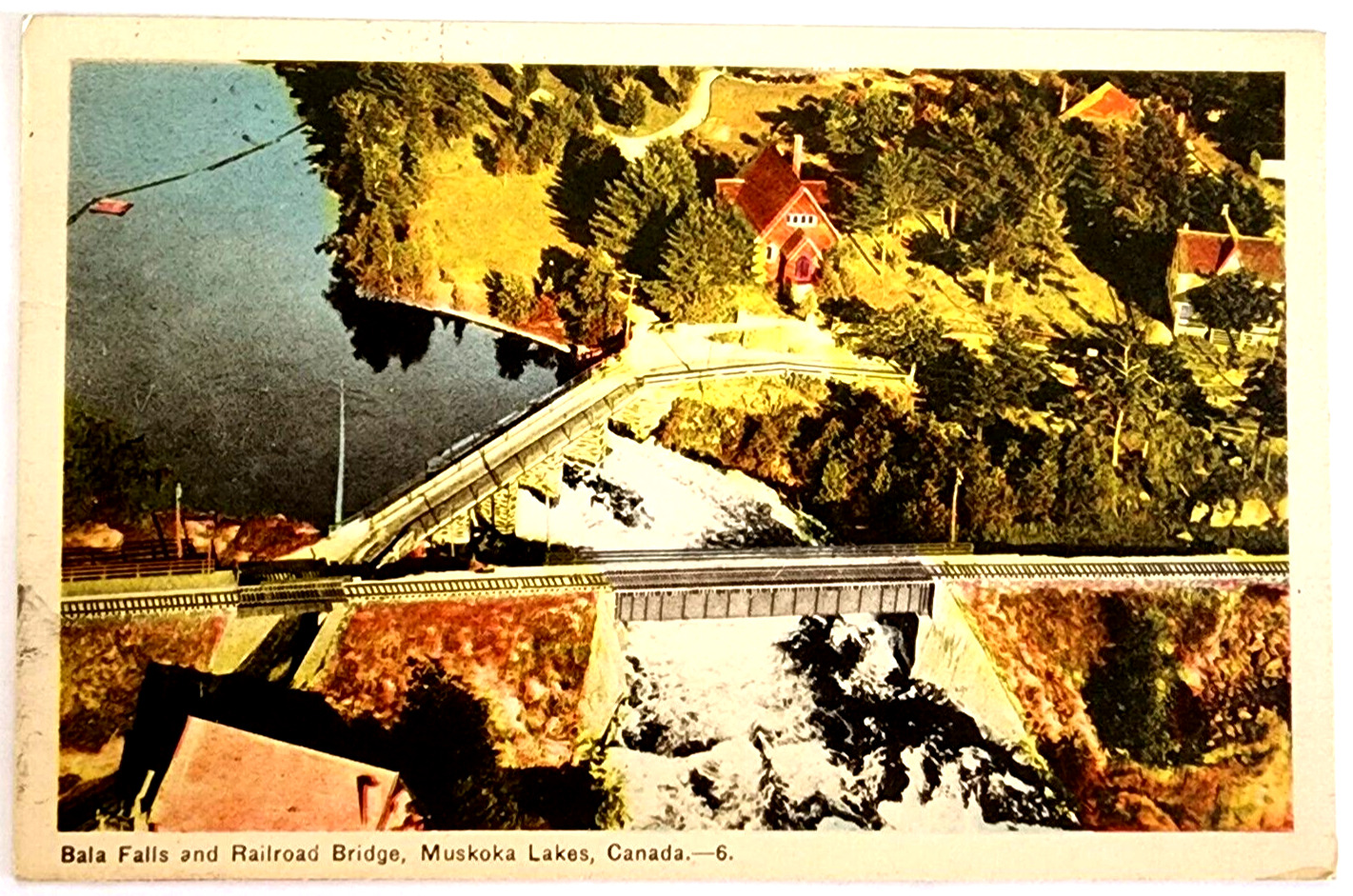 Postcard Set of 4 Muskoka Lakes, Ontario, Canada 1953