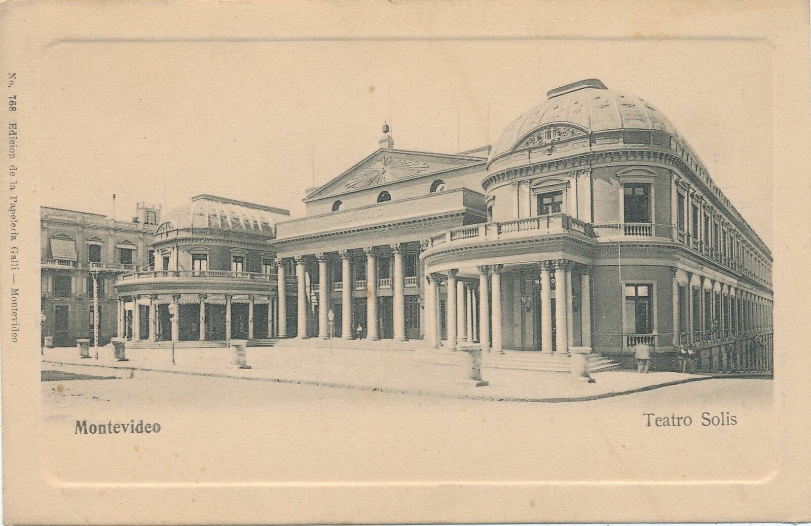 MONTEVIDEO - Teatro Solis - Uruguay - udb (pre 1908)