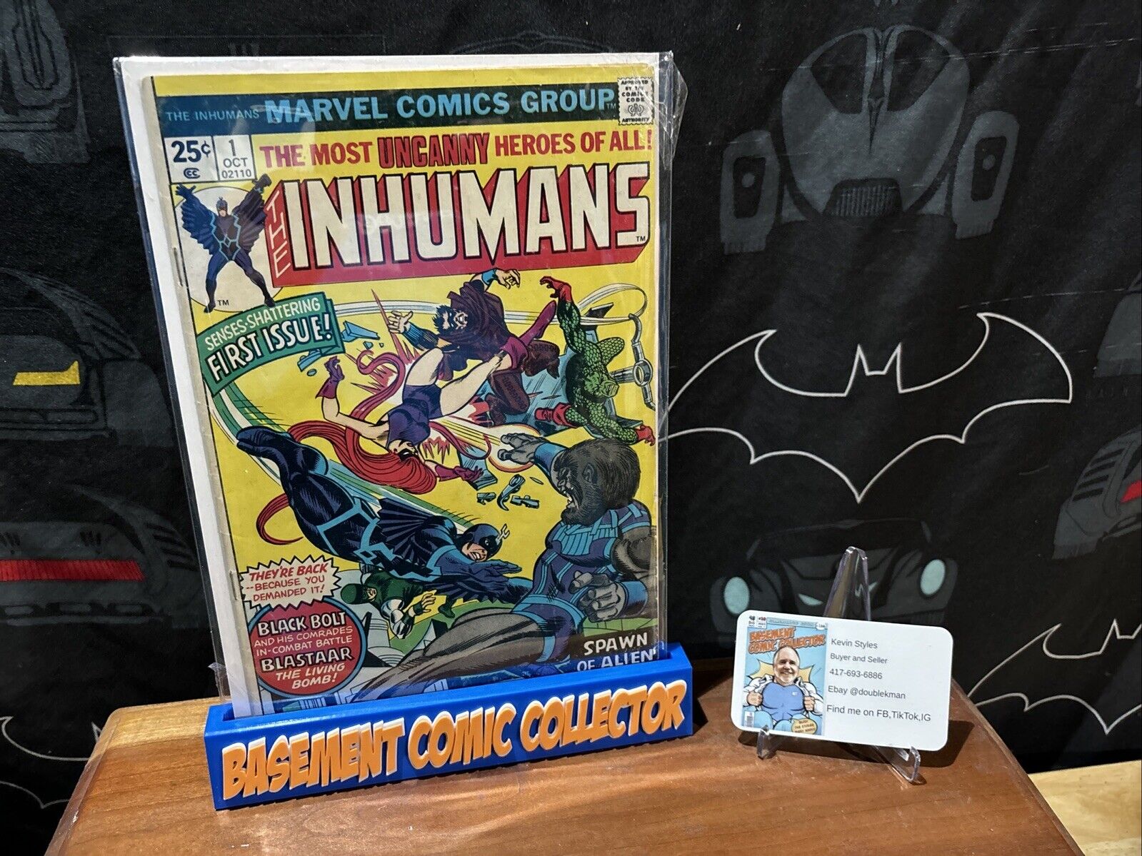 Inhumans #1 Marvel Comics 1975 Blaastar Appearance Gil Kane Cover Gemini Ship