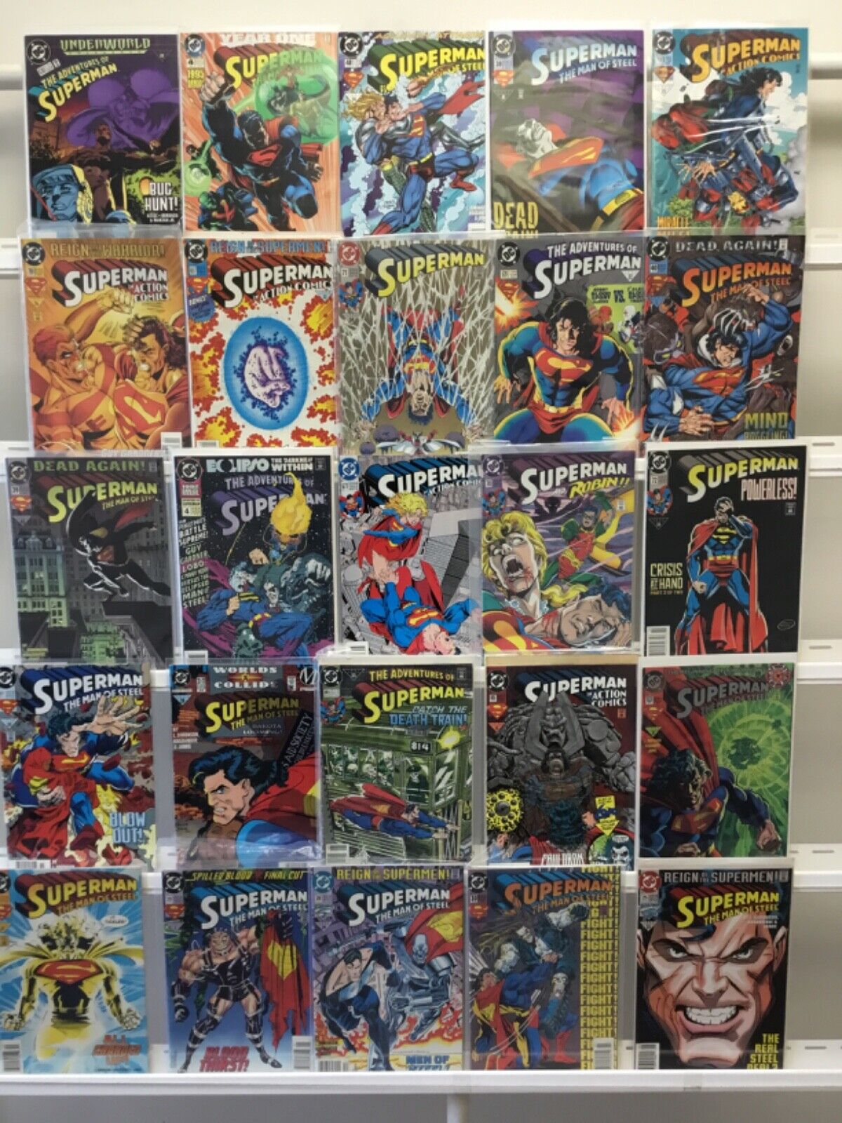 DC Comics Superman Newsstand Lot of 25