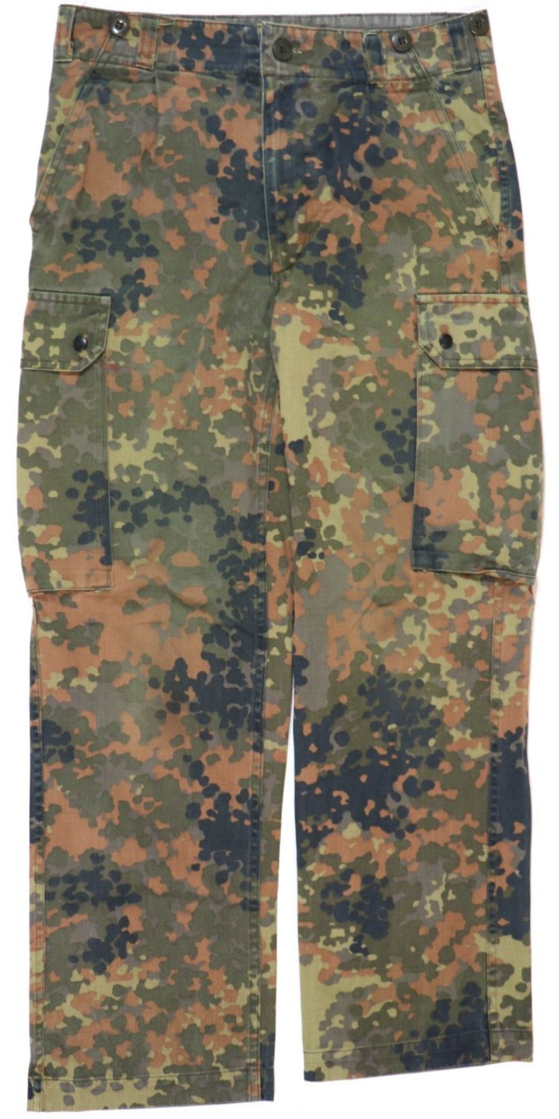 Small Short (Gr.1) German Bundeswehr Flecktarn Military Pants Trousers Camo Army