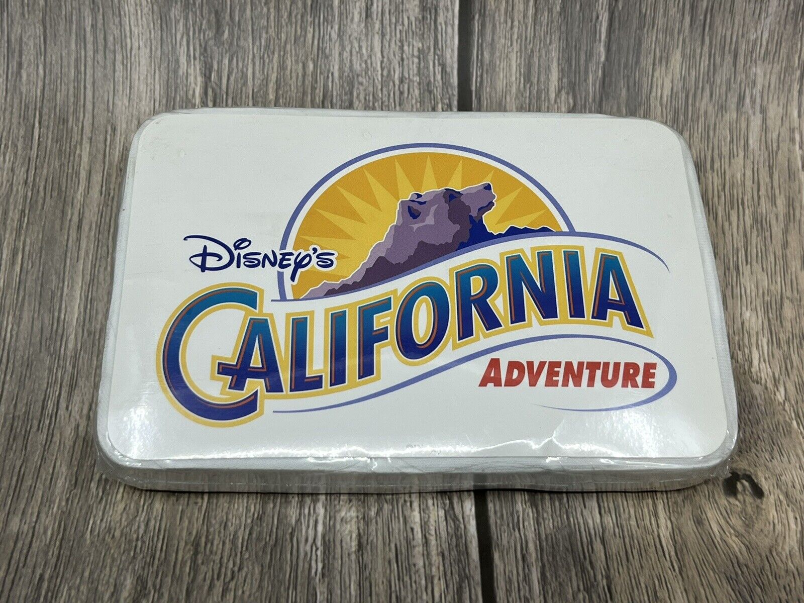 Disney California Adventure Unique Postcard T-shirt, Size Large, New Pre 2001