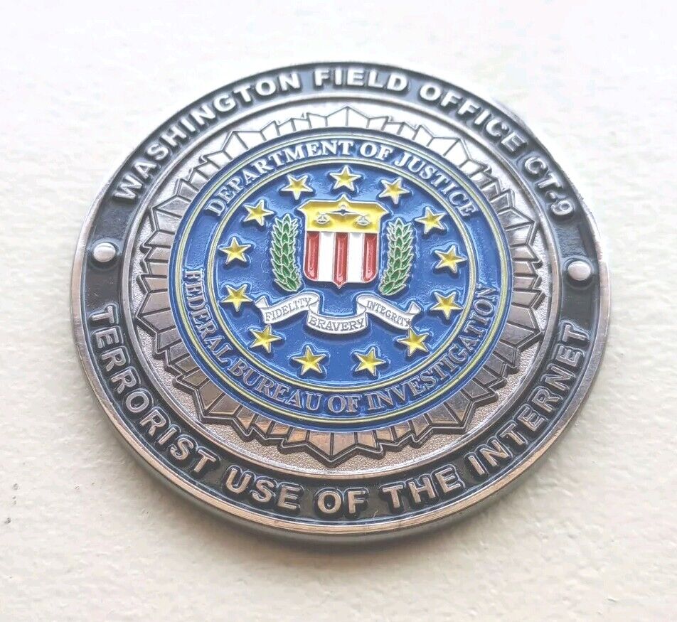 FBI Washington Field Office Challenge Coin, Technical HUMINT Operations | Rare