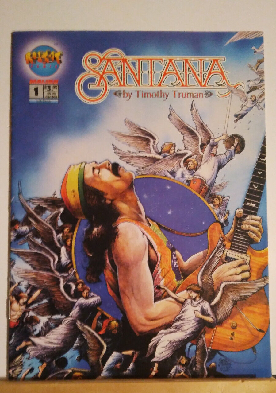 Santana #1 Magazine By Timothy Truman, Rock It/Malibu Comics 1994 VF/VF+
