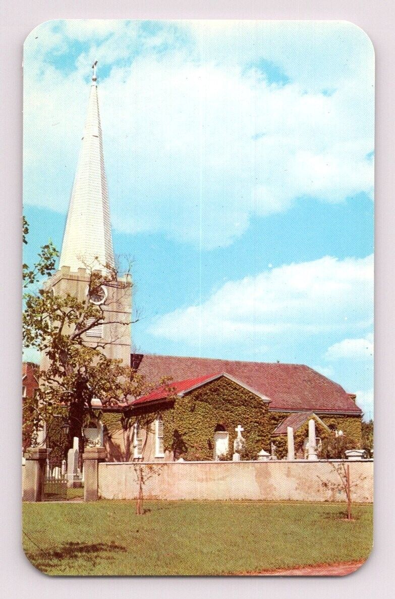 1950'S. NEW CASTLE, DELAWARE. IMMANUEL CHURCH. POSTCARD KK13