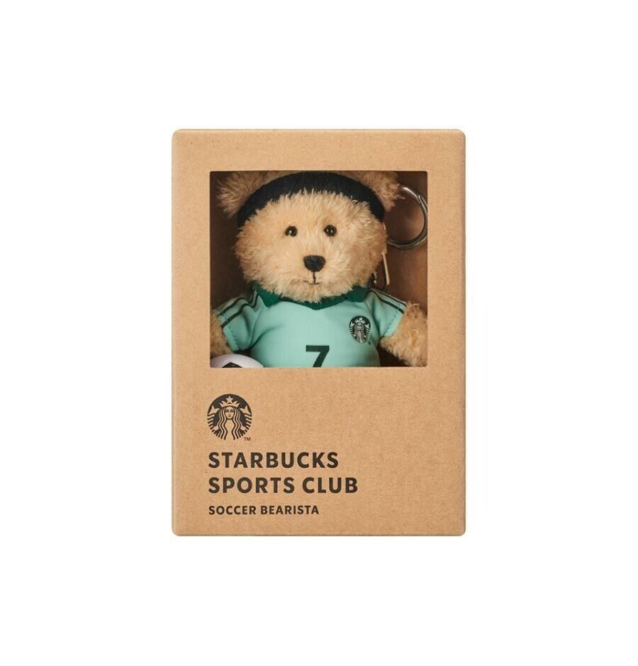 Starbucks Korea 2024 Starbucks Soccer Bearista Keychain