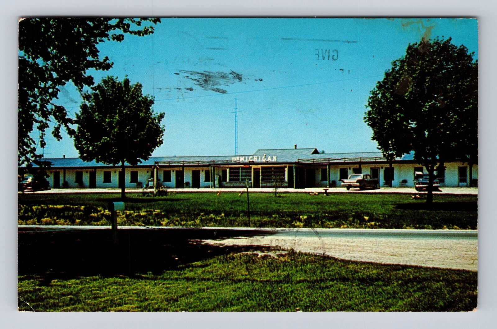 Battle Creek MI-Michigan, Michigan Motel, Advertising, Antique Vintage Postcard