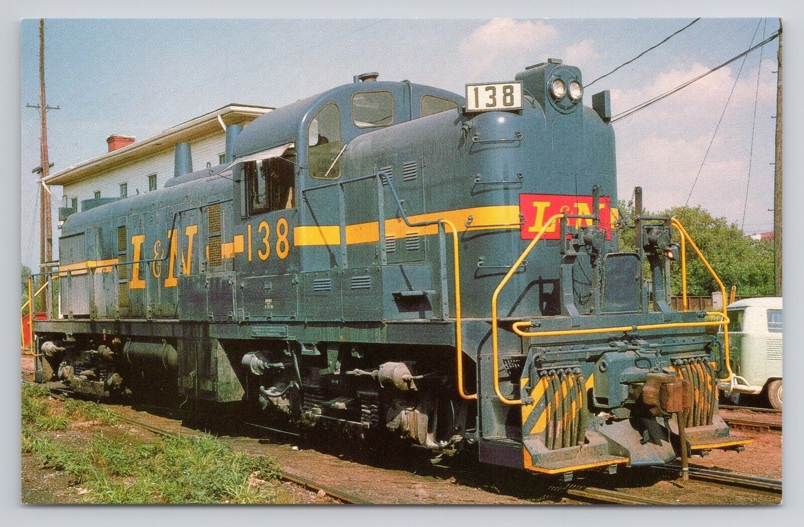 Postcard Louisville & Nashville Railroad East Louisville Kentucky