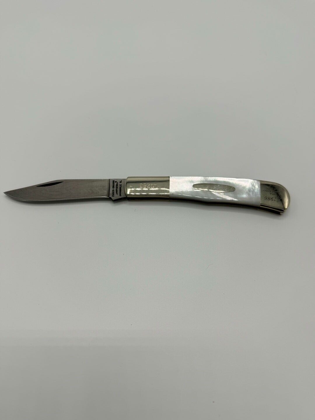 Parker-Edwards 1986 ABCA LE Damascus + Mother of Pearl Folding Knife