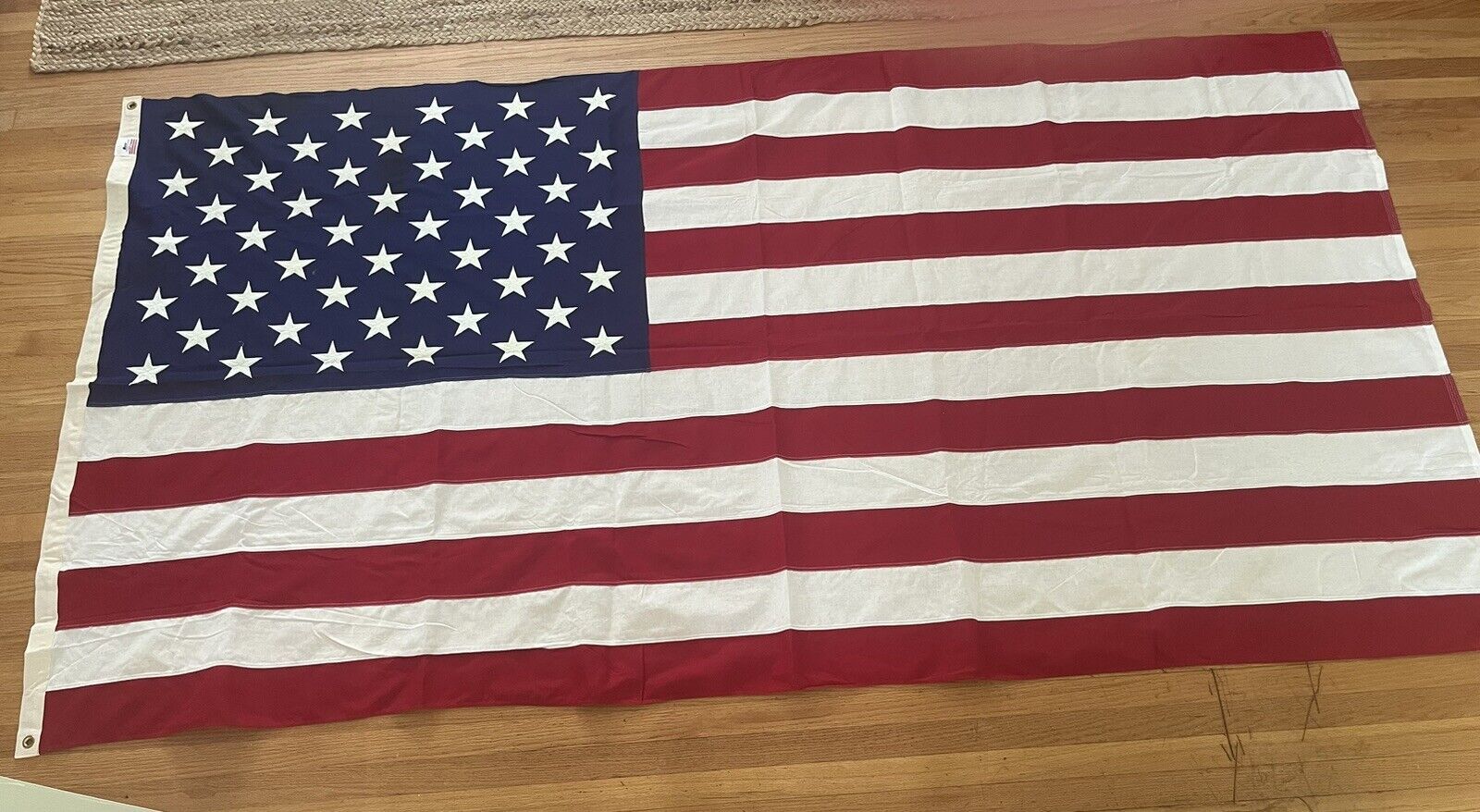 American Flag BEST Valley Forge Cotton Flag HUGE 9' x 58