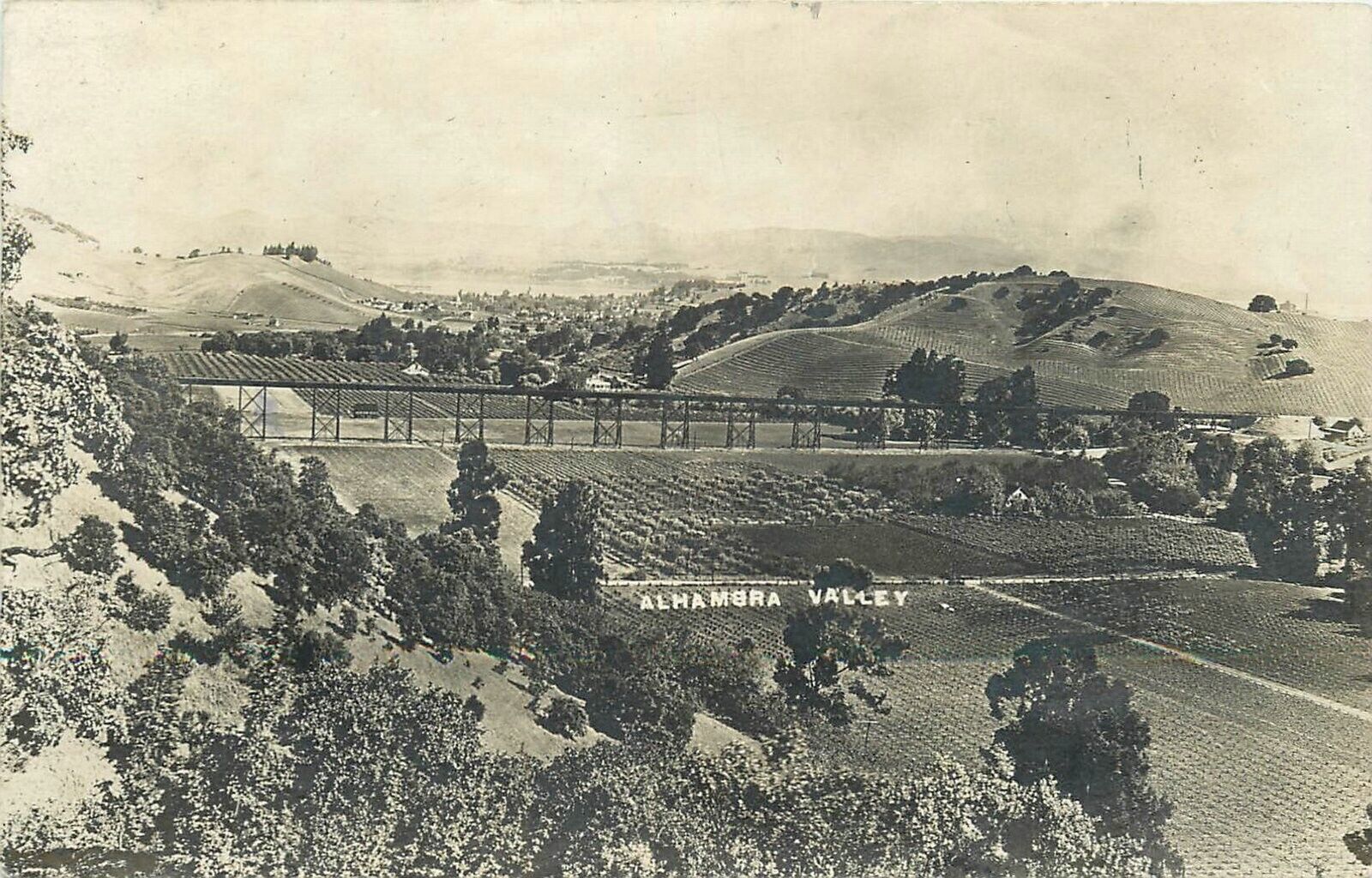 Postcard RPPC 1912 California Martinez Alhambra Valley CA24-2137