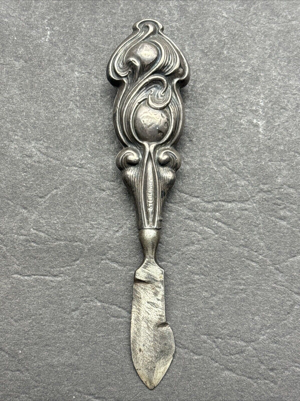 Antique Sterling Silver Letter Opener Small 3.5 Inches