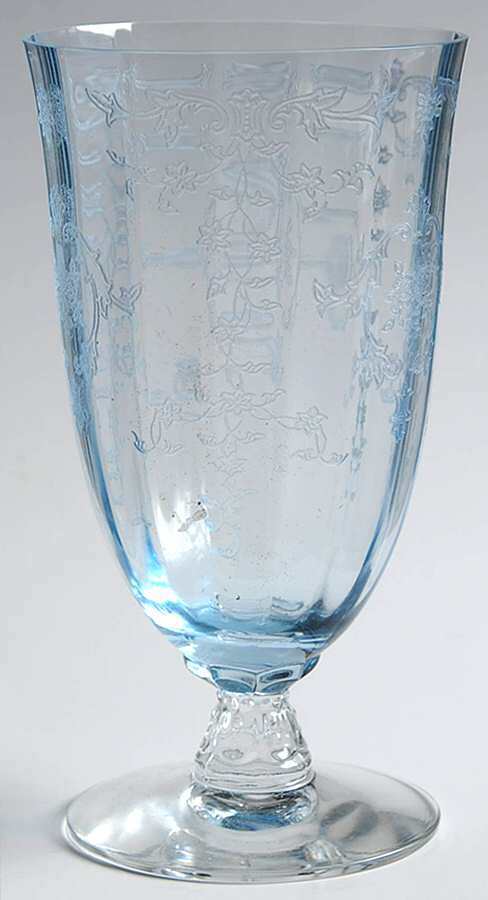 Fostoria Navarre Blue Iced Tea Glass 148813