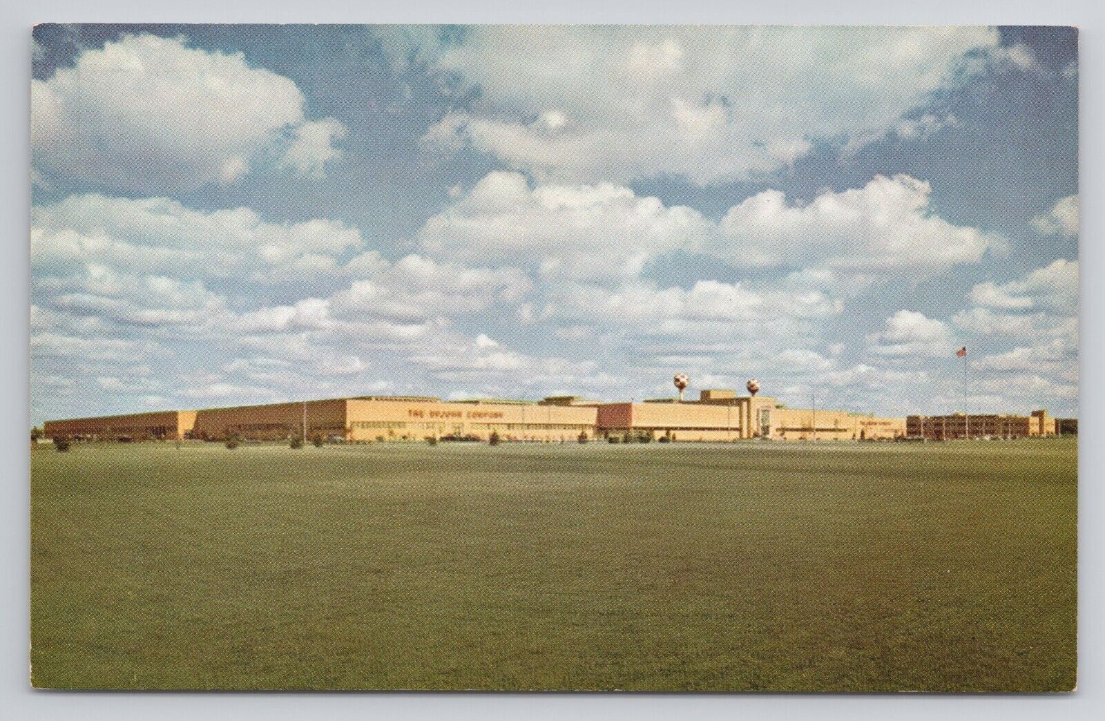 Postcard Main Manufacturing building Upjohn Company in Kalamazoo Michigan